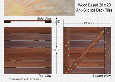 Wooden Decking Tiles specs